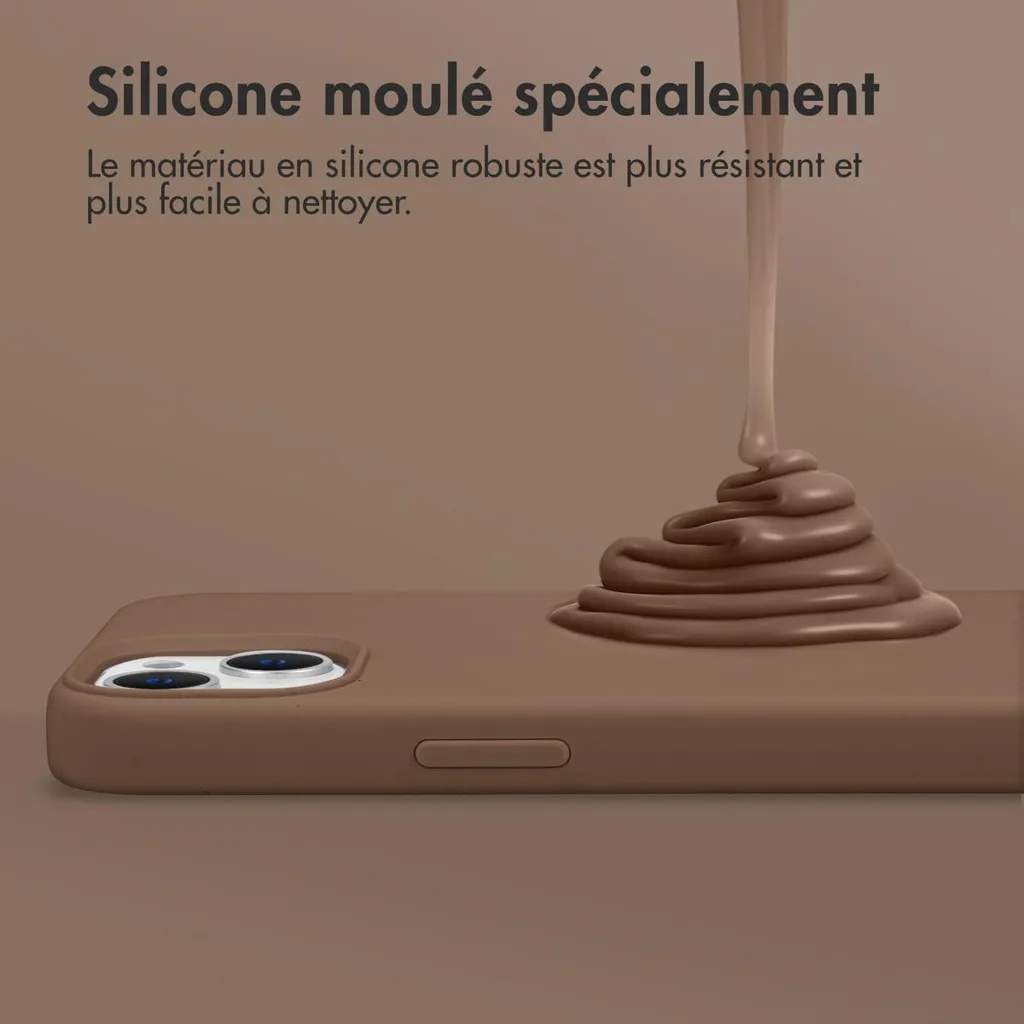 Recensione Cover Accezz Silicone MagSafe iPhone 16 Plus Marrone - 7