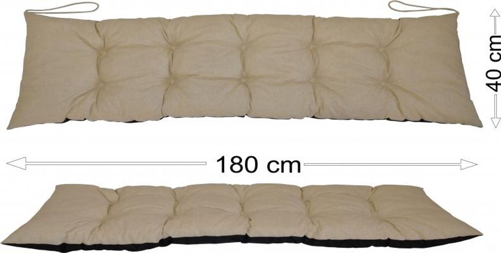 Podsedák 180x40 světle béžový melír Obrázek produktu 