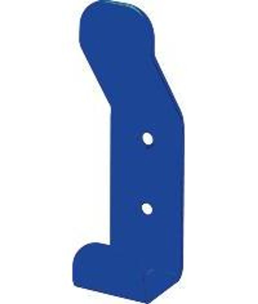Doppelter Kleiderhaken aus Stahl DEVISMES - blau lackiert ral5002 - F10555BLE