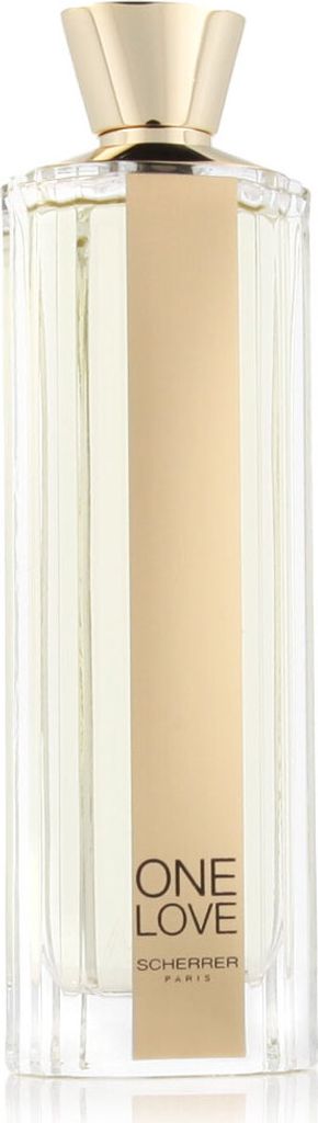 A clear, front-facing product shot of a perfume bottle.