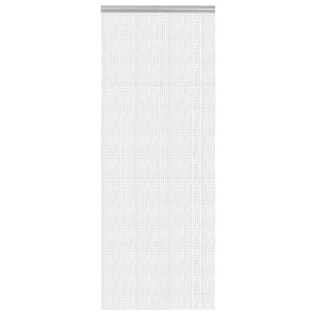 vidaXL Rideau de porte en chaînes 80x212 cm aluminium Image du produit 