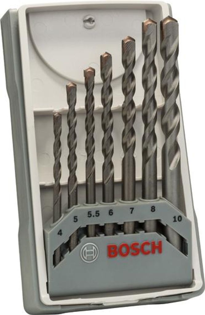 7-tlg. CYL-3 Betonbohrer-Set, 4/5/5,5/7/8/10 mm Produktbild 