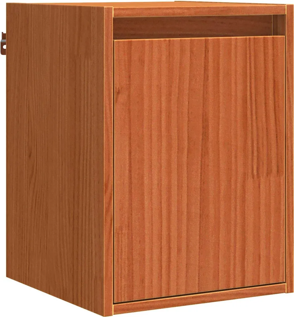 vidaXL Armadio a muro marrone cera 30 x 30 x 40 cm Legno di pino massiccio