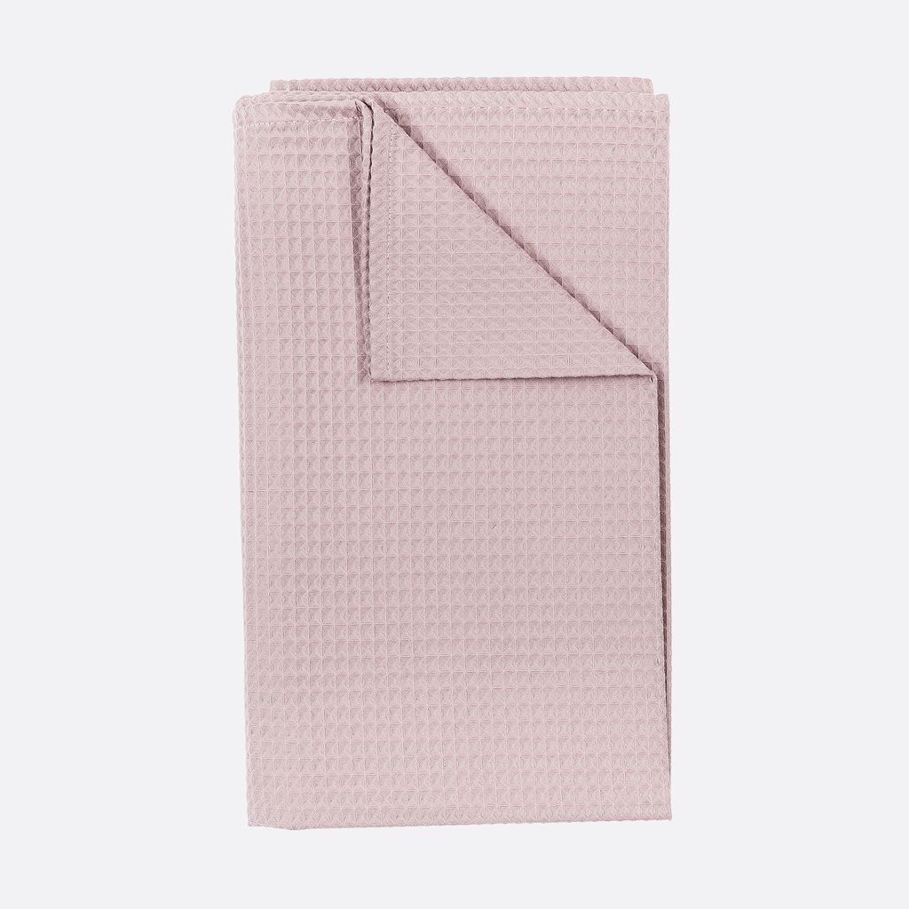 KraftKids Babydecke Waffel Piqué rosa