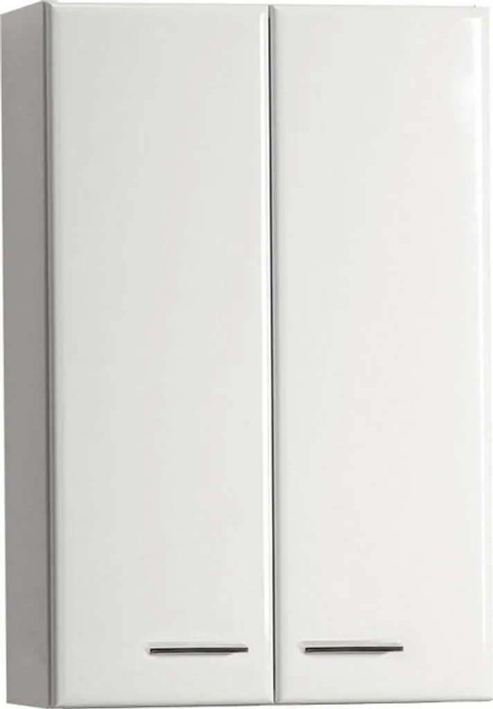 Armoire de toilette suspendue blanche 50cm Zoja pour rangement mural