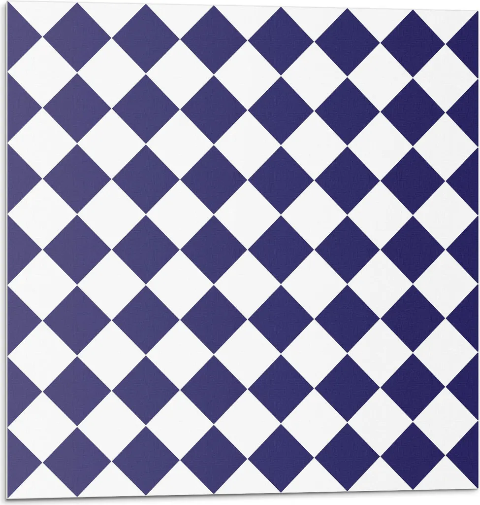 Motivo a diamante sullo sfondo - Autoadesivo - Rivestimenti murali - Decorazioni murali - Pannelli murali decorativi - Pannelli murali 3D - Design murale autoadesivo - 4 pezzi 50 x 50 cm