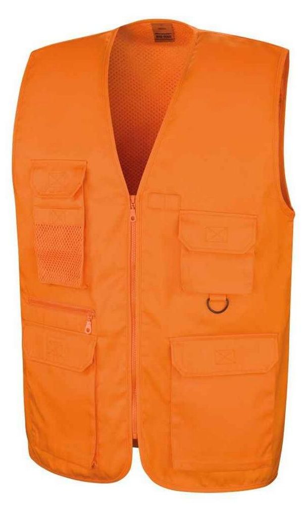 WORK-GUARD by Result - "Safari" Weste für Herren PC6714 (XXL) (Orange)