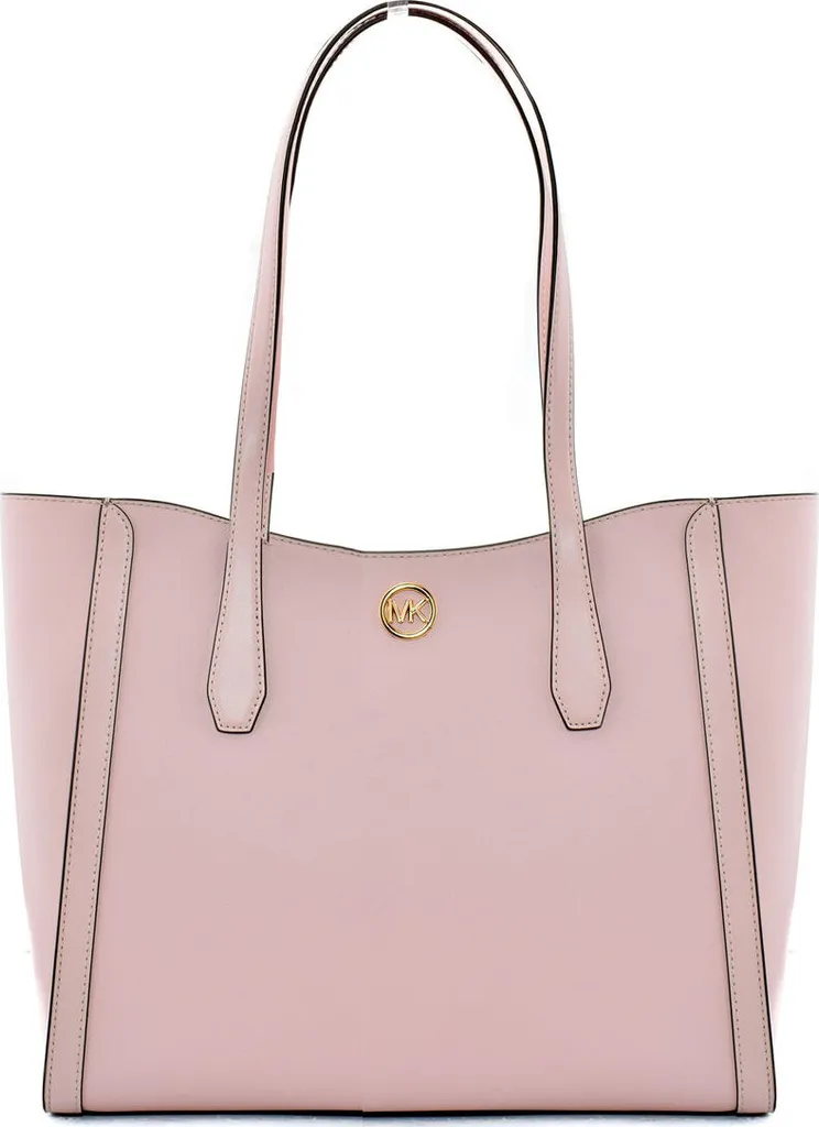 Sac Michael Kors Leida Rosa en cuir grainé avec grande capacité de rangement