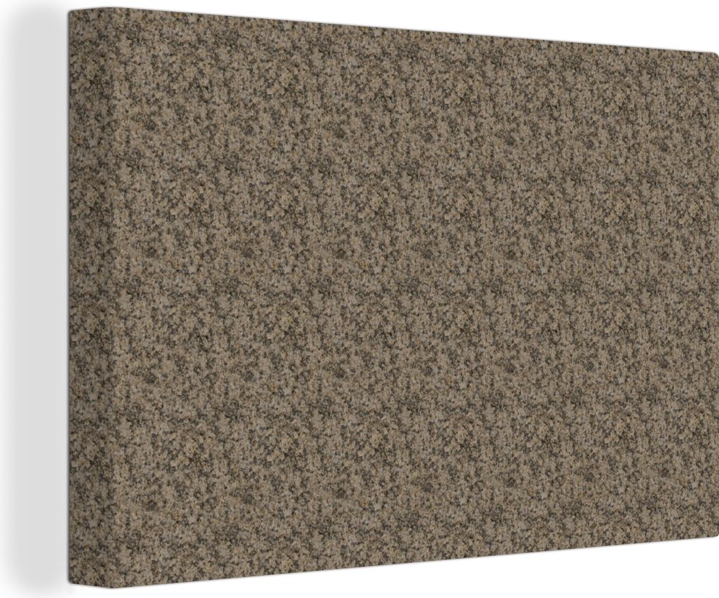 OneMillionCanvasses - Leinwandbilder - 140x90 cm, Muster - Granit - Stein, Wandbilder Kunstdruck Wanddekoration - Foto auf Leinwand - Gemälde au...