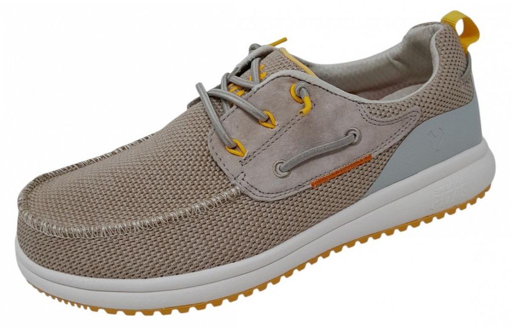 Pitas Bay Leinenschuh Beige in Gr. 46