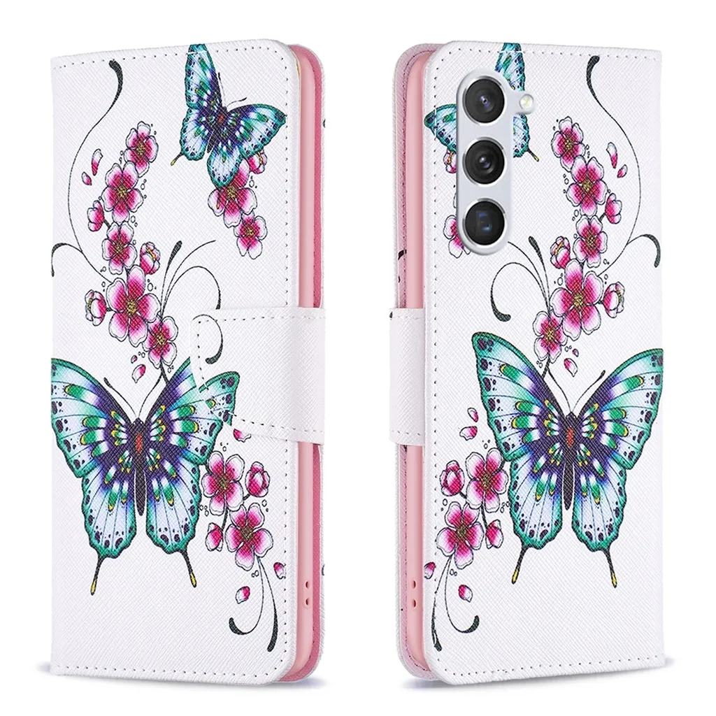 Custodia Samsung S24 Pelle Sintetica Motif 5 Flip Case Protettiva