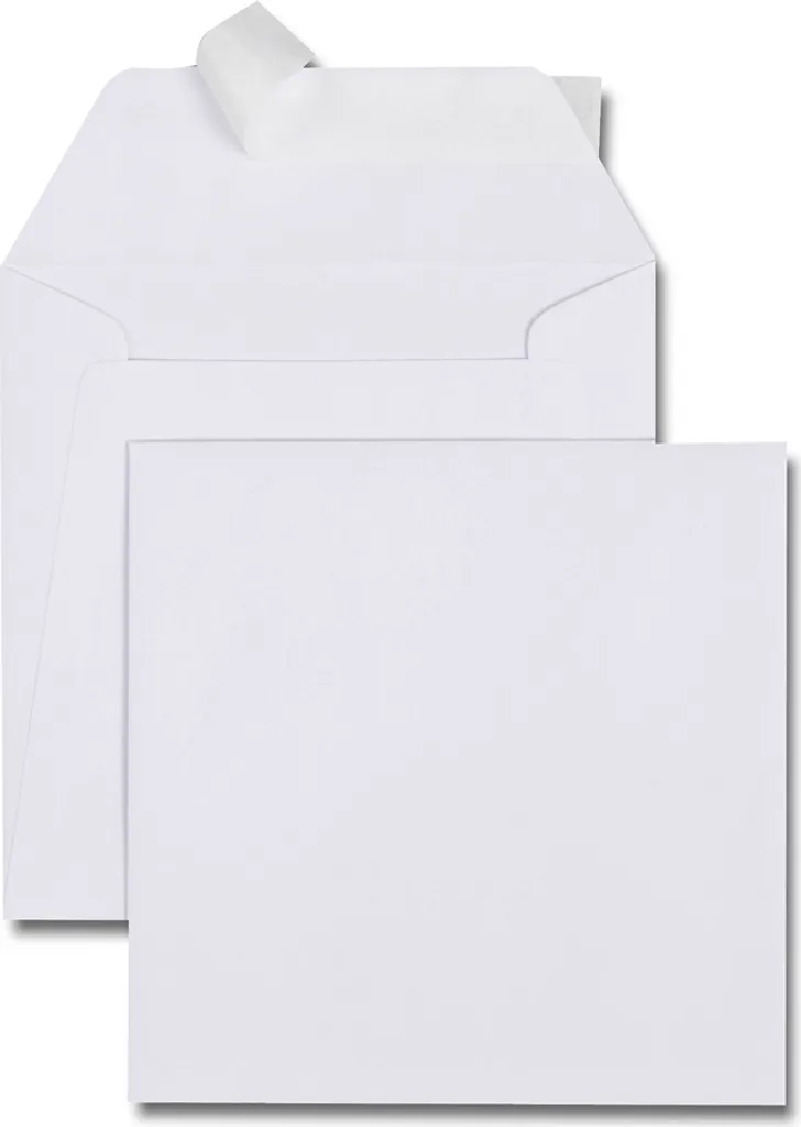 GPV Enveloppes 150x150 mm blanches sans fenêtre lot de 500 unités