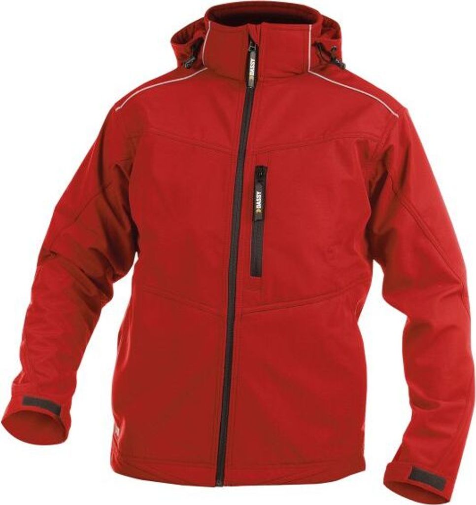 DASSY Softshelljacke TAVIRA + JAKARTA Gr. 4XL rot Produktbild 