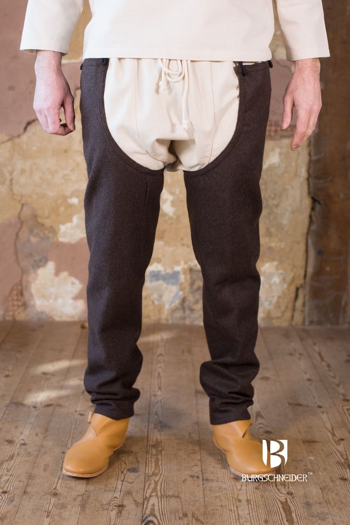 Beinlinge Bernulf Wolle Braun S