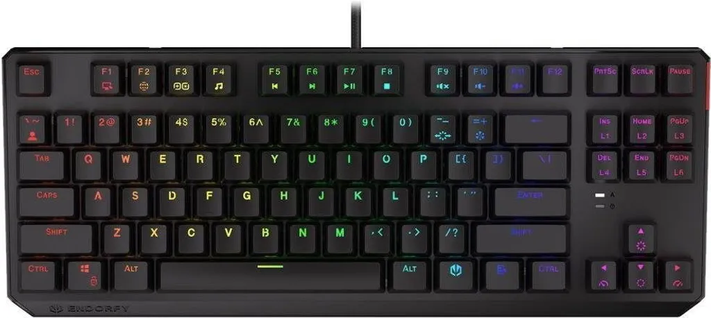 Gagnez de la place avec le Clavier Endorfy Thock TKL Marron CZ/SK