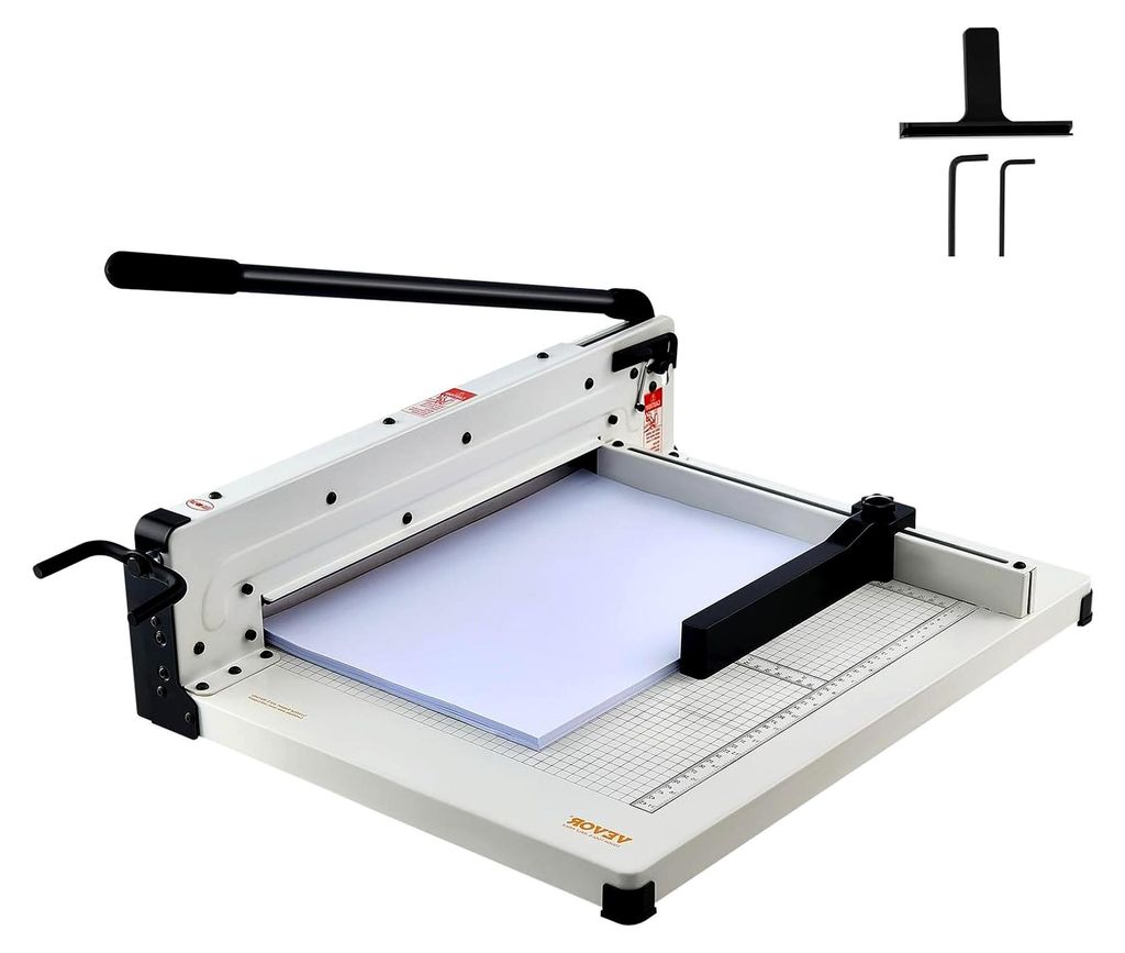 Manuelle Papierschneider für A3 Papier (Kapazität bis zu 400 Blatt), Hebelschneider, Guillotine für präzises Schneiden im Büro, Zuhause und in...