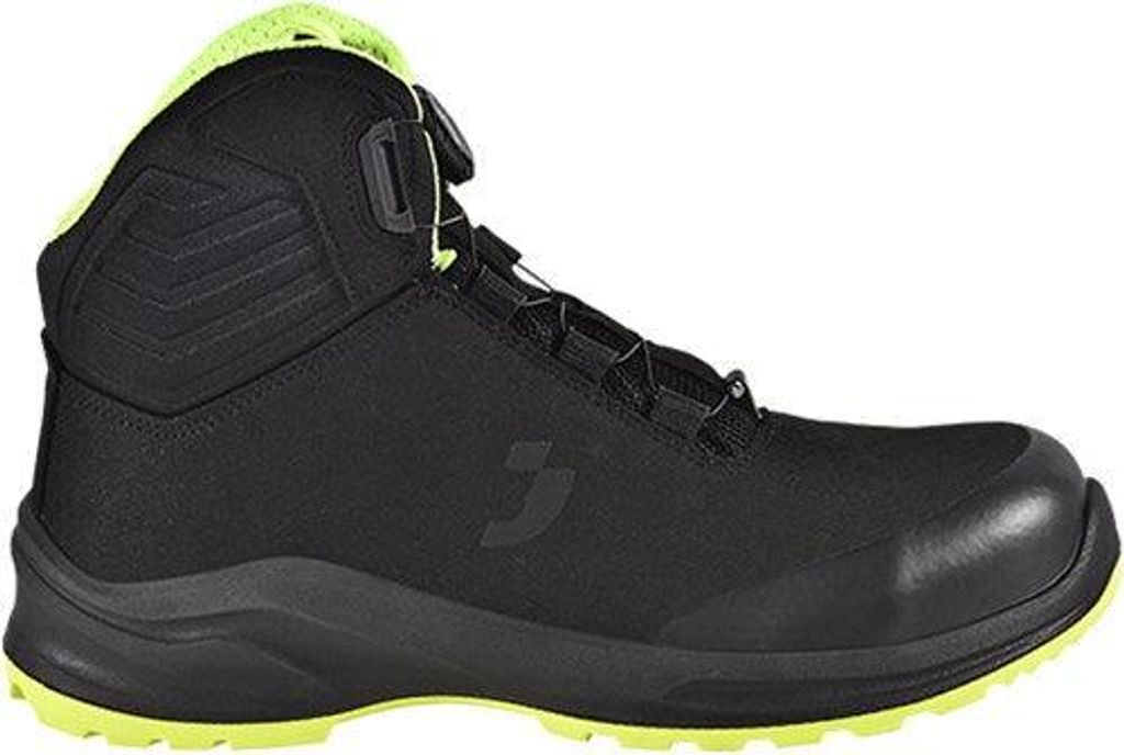Safety Jogger Sicherheitsschuh Modulo S3S Mid TLS ESD schwarz/gelb, nach EN ISO 20345:2022+A1:2024, SR SC CI FO Größe 45