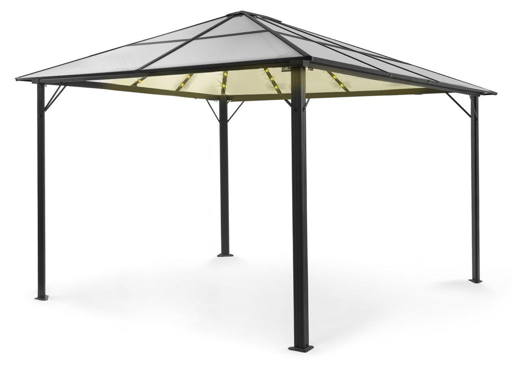 Blumfeldt Pavillon 3x4m, Rostfreier Aluminium-Pavillon mit Produktbild 