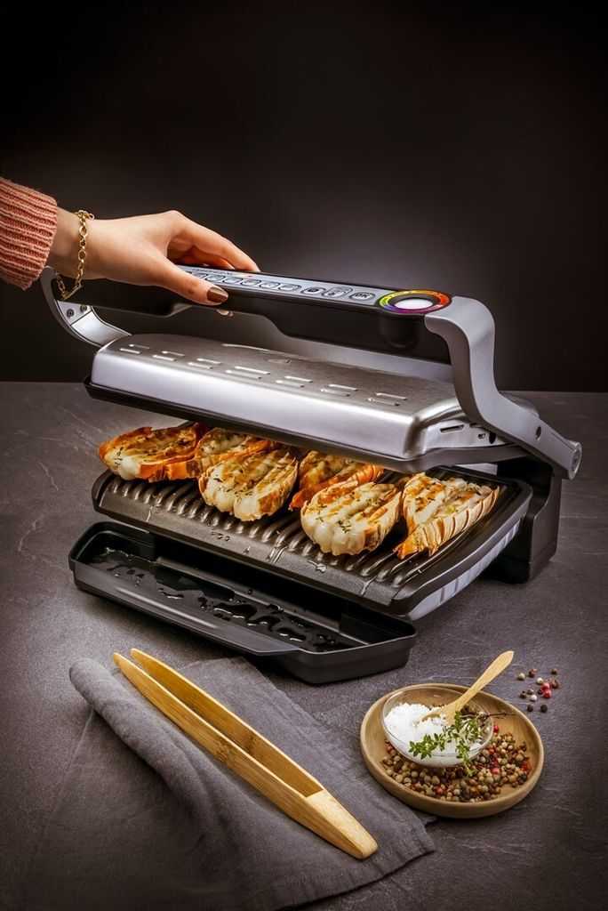 Tefal Optigrill XL GC724D Kontaktgrill edelstahl Produktbild 10