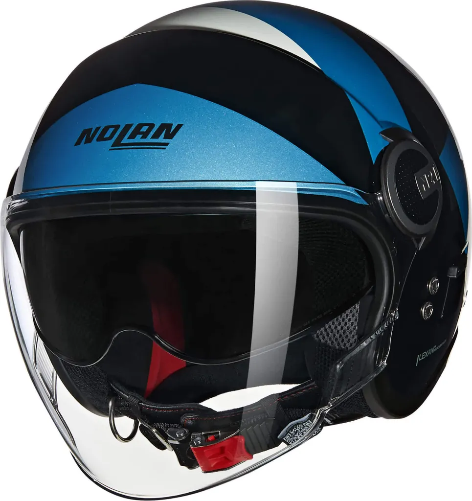 Casque Nolan N21 Visor Tangente écran solaire interne Noir Argent M