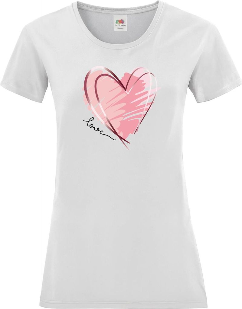 PAULGOS Damen T-Shirt "Love-Herz"