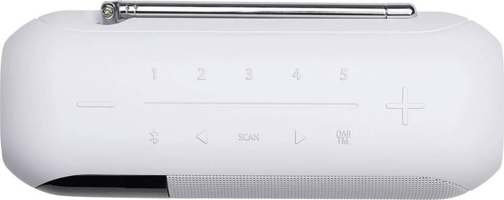 Přenosný analogový a digitální tuner JBL 2, bílý Obrázek produktu 7