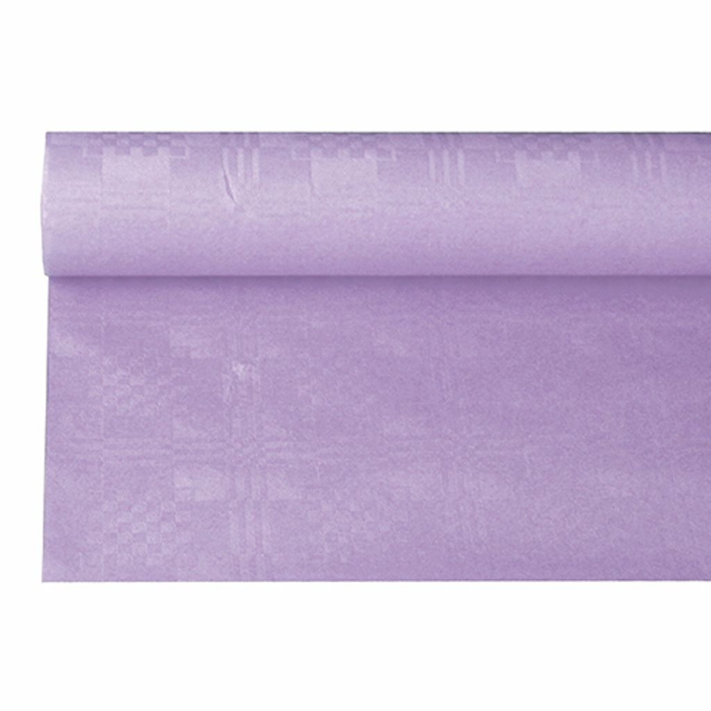Papiertischtuch Mit Damastprägung Auf Rolle | 50 M Lang, 1,2 M Breit | Weiß Für Feste & Feiern