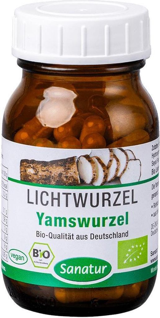 Organický koreň Yam - 60 kapsúl 33g Obrázok produktu 