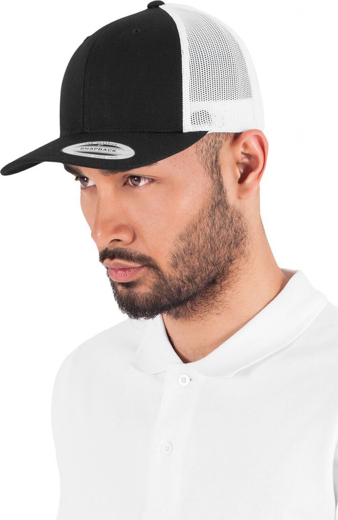 Cappello trucker retrò bicolore FLEXFIT Immagine del prodotto 