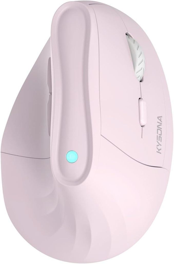Vertikale Ergonomische Maus 57°, Kabellos Bluetooth & 2,4 GHz, 5 DPI-Stufen, Leise Klicks, Handgelenkschonend – PC/Mac/Laptop