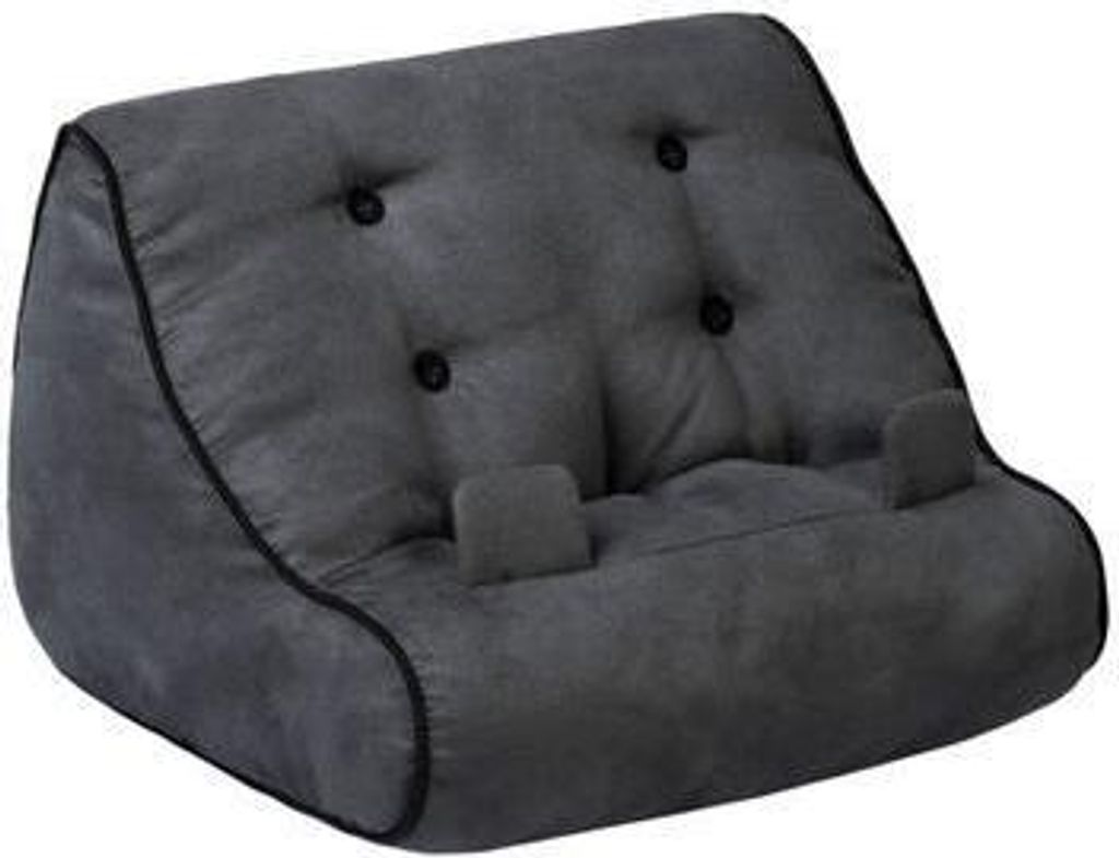 BookCouch Gris - Coussin de lecture pour livres et Image du produit 