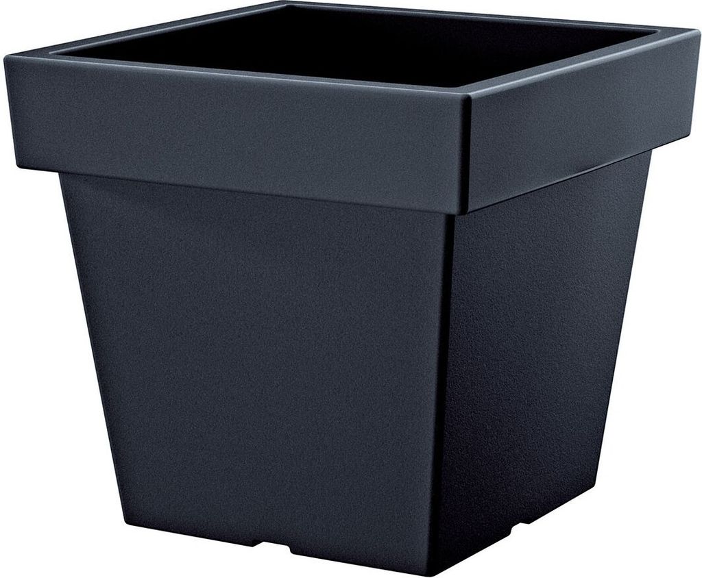 Doniczka Lofly Square Low 30Cm Antracyt Zdjęcie produktu 