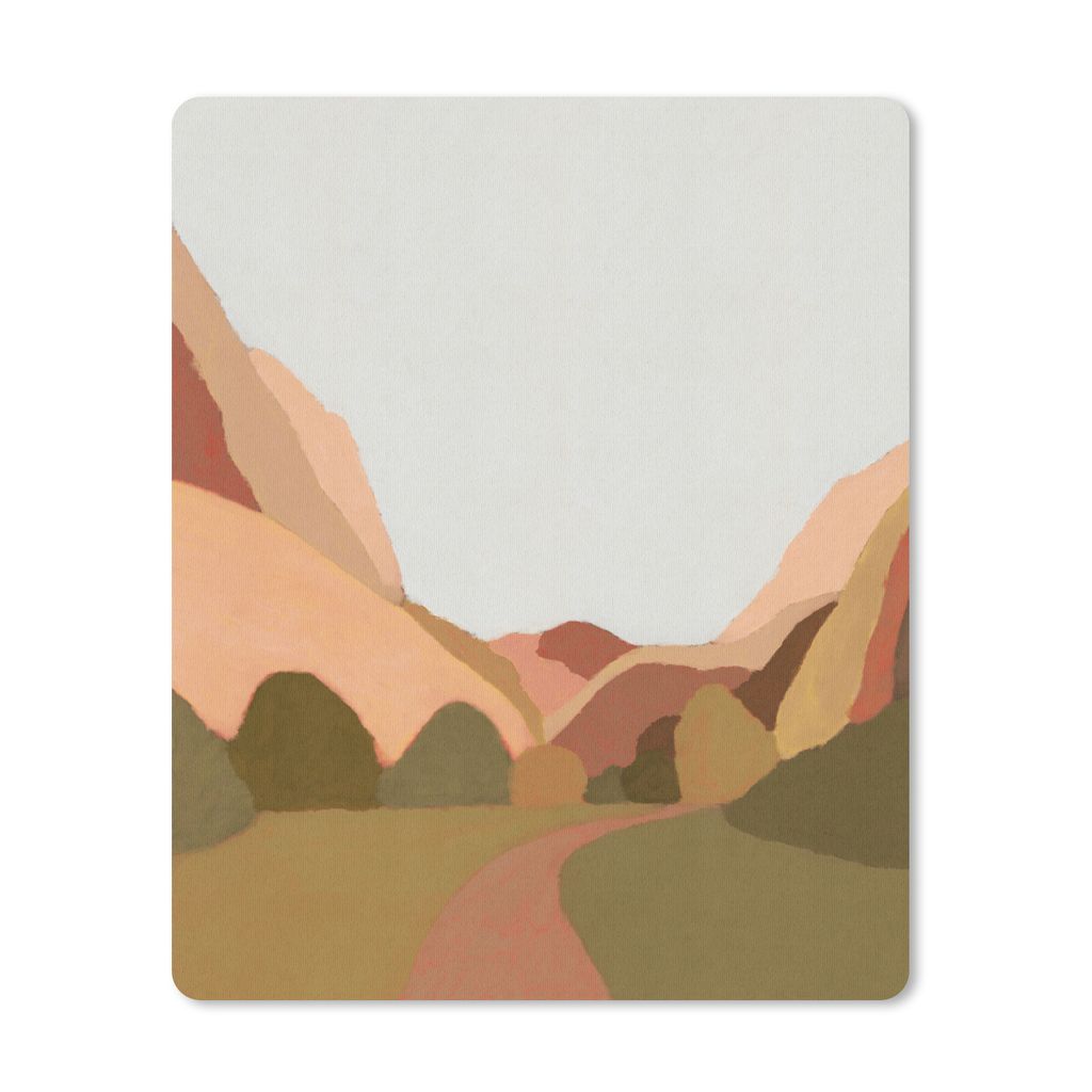 MuchoWow Mauspad Mousepad Natur - Landschaft - Abstrakt - Kunst 30x40 cm - Mousepads - Maus Mat - Pad - Mausunterlage - Mausmatten