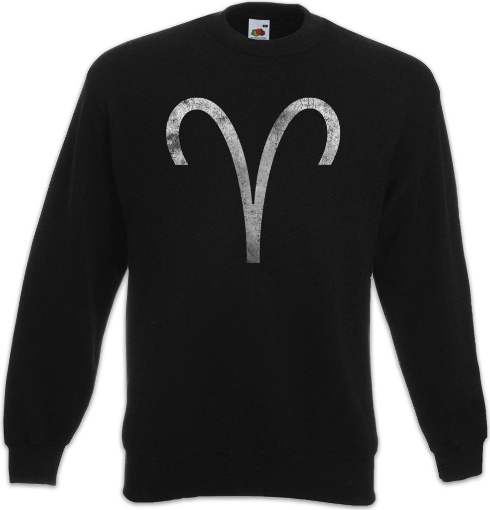 Urban Backwoods Zodiac Sign Aries, Sweatshirt, Farbe: Schwarz, Größe: 2XL