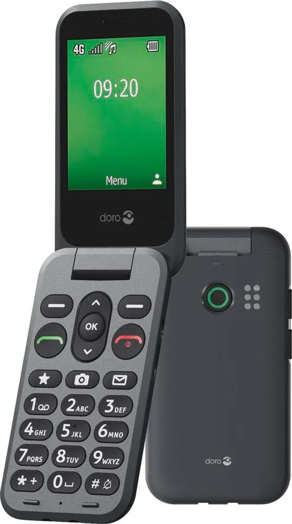 Doro Leva E22 - schwarz weiß - 1.150 mAh - 7,11 cm