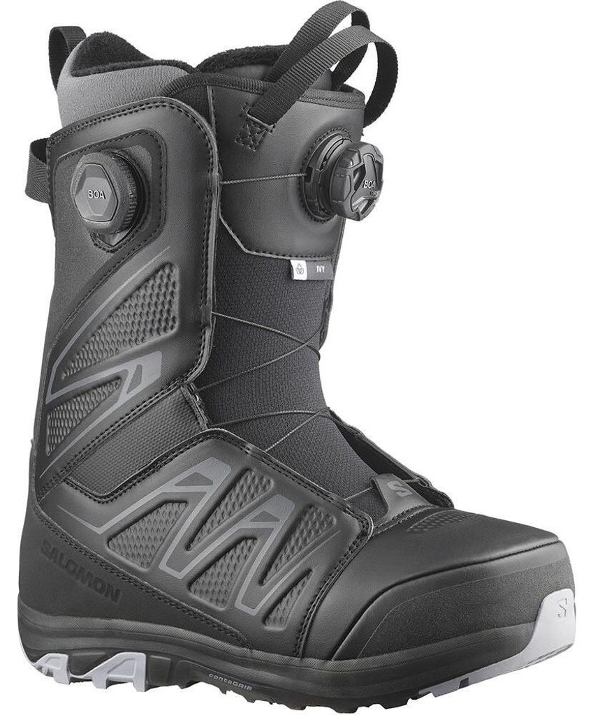 SALOMON Ivy BOA Sj BOA SCHWARZE Stiefel Größe 37