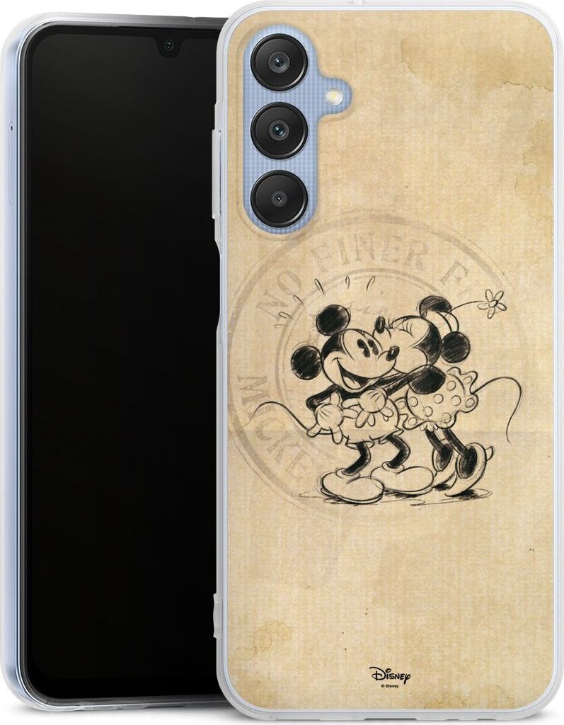 DeinDesign Handyhülle für Samsung Galaxy A25 5G Silikon Hülle Case Smartphone Schutzhülle Mickey Mouse Minnie Mouse Vintage
