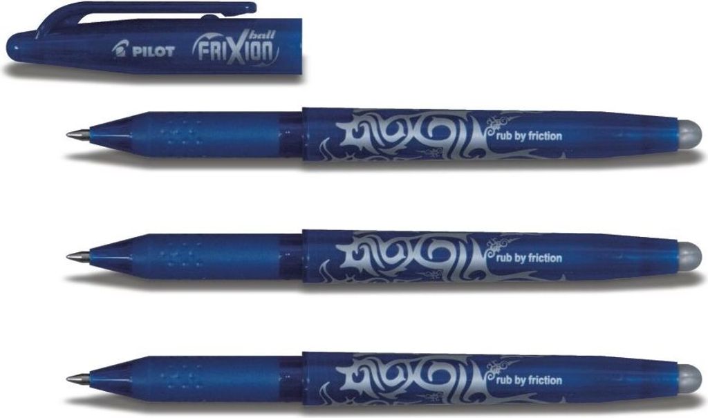 Pilot Frixion Ball Tintenroller 3er-Set hellblau