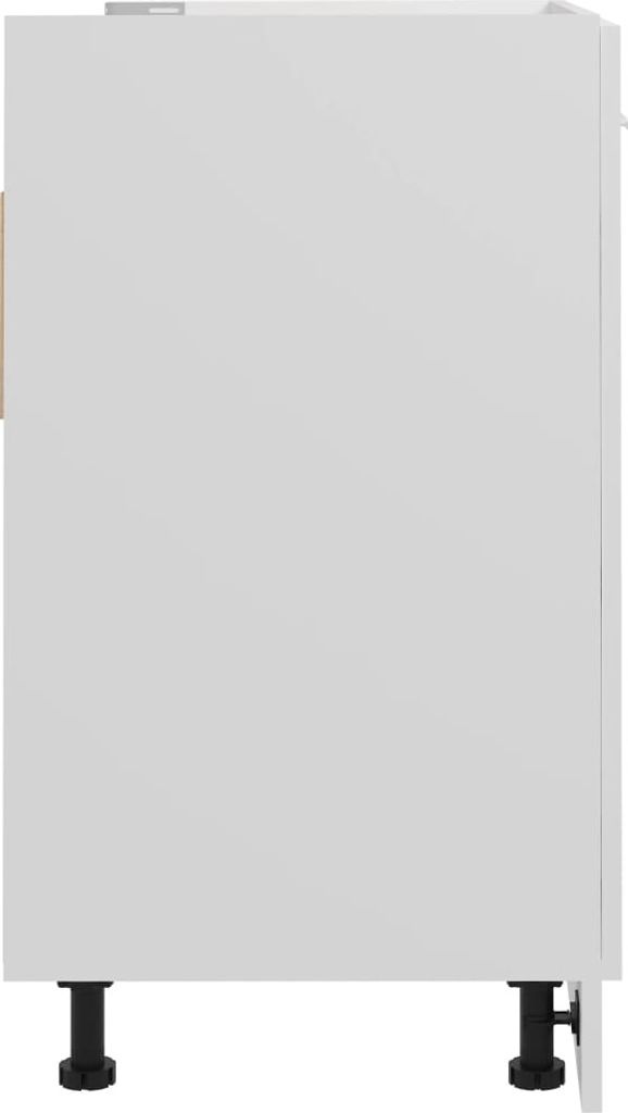 vidaXL Szafka pod umywalkę biała 80x46x81,5 cm płyta Zdjęcie produktu 6