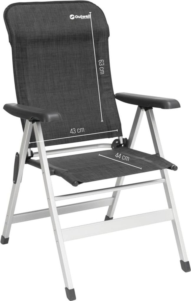 Skladacia stolička Outwell Ontario Black & Grey Obrázok produktu 