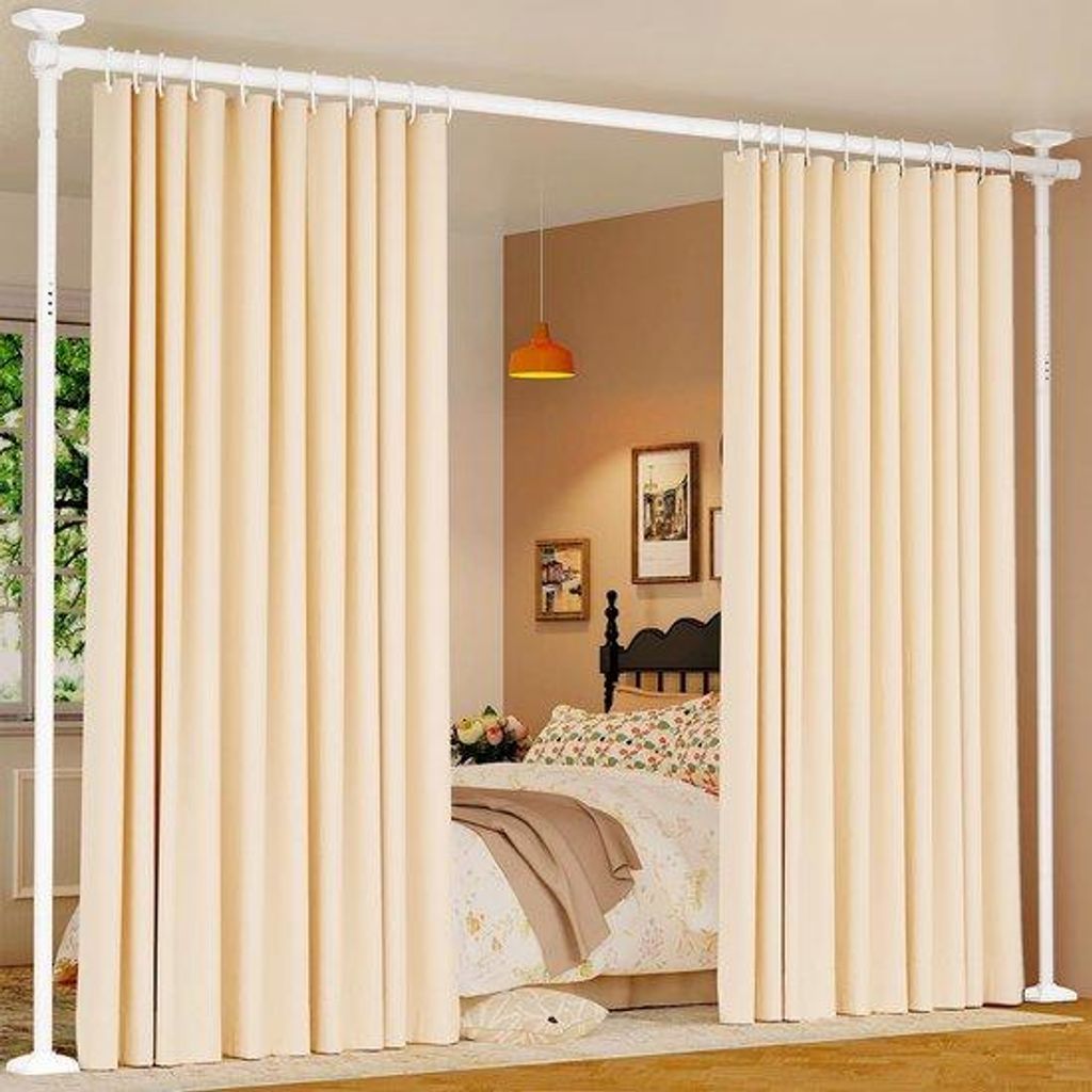Cloison de séparation - Réglable sans perçage - 122-305 cm Image du produit 