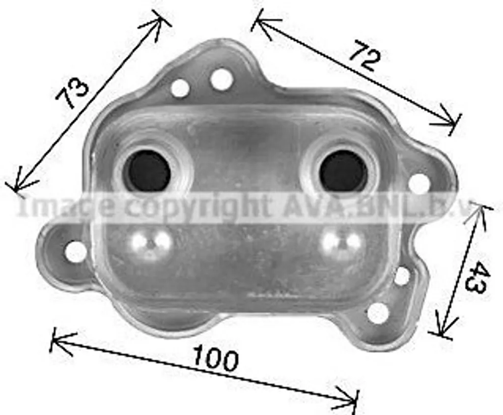 Radiateur d'huile moteur PRASCO compatible avec MINI Cooper 11427509212