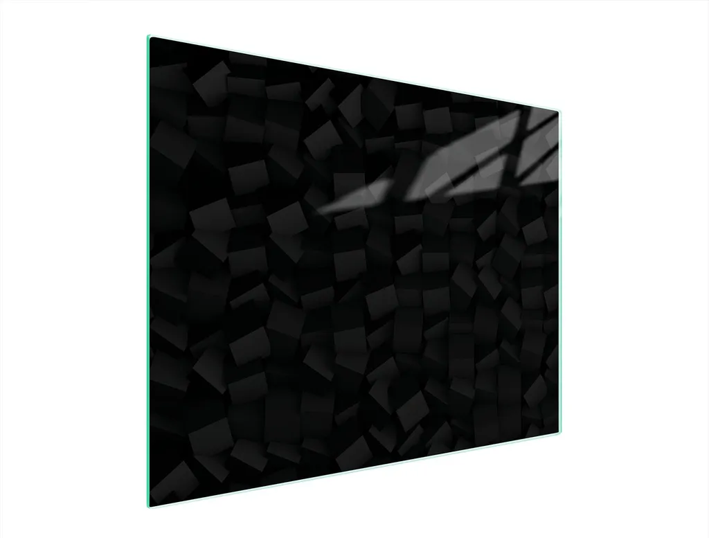 Tagliere in Vetro Nero 52x40 - Coprifornello Elegante e Igienico
