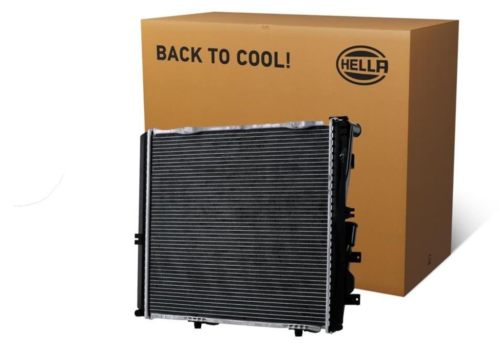 HELLA 8MK 366 302-541 Kühler Wasserkühler Motorkühler passend für MERCEDES-BENZ Stufenheck (W124) E-Klasse Limousine (W210) W124 T-modell (S124)