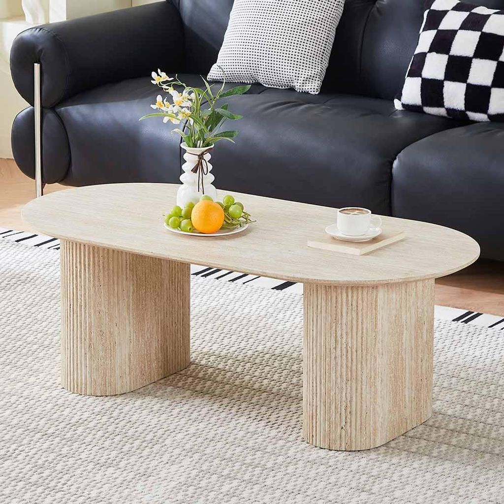 Milton & Oldbrook Couchtisch Calais Travertinový vzhled Obrázek produktu 