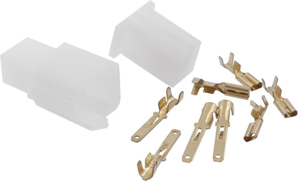 Kabelverbinder Stecker Satz 4 Pin Kombistecker Roller Moped Mofa Motorrad Quad