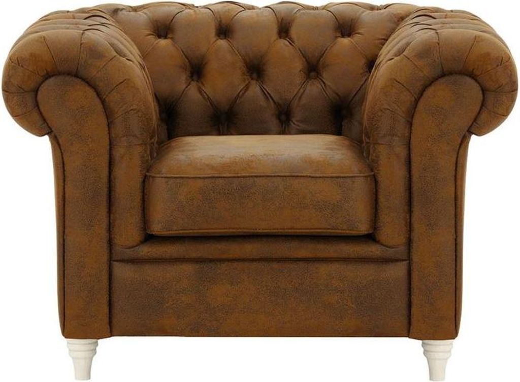 Sessel Chesterfield-Madagaskar 14-white