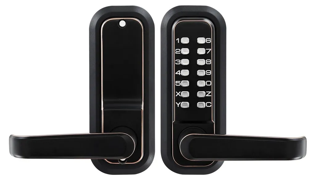 Serrure automatique pour garage et porte d'entrée à clavier mécanique