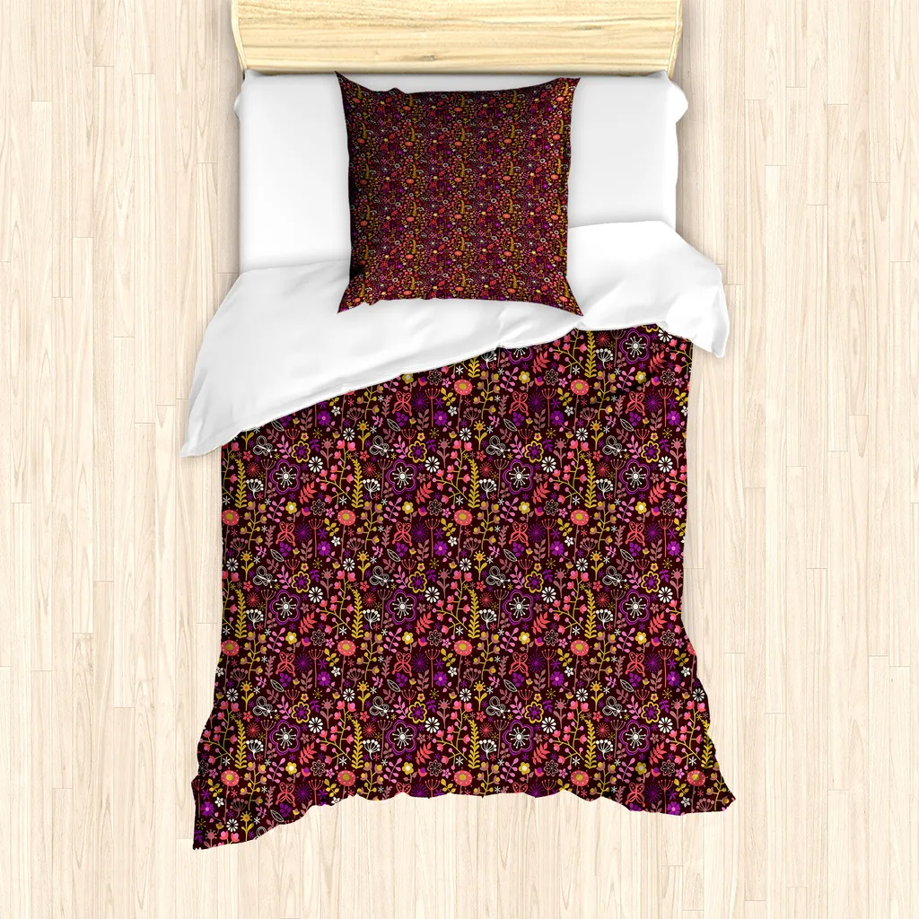 Set Letto Singolo ABAKUHAUS Rural Summer Growth | Stile Boho Artistico