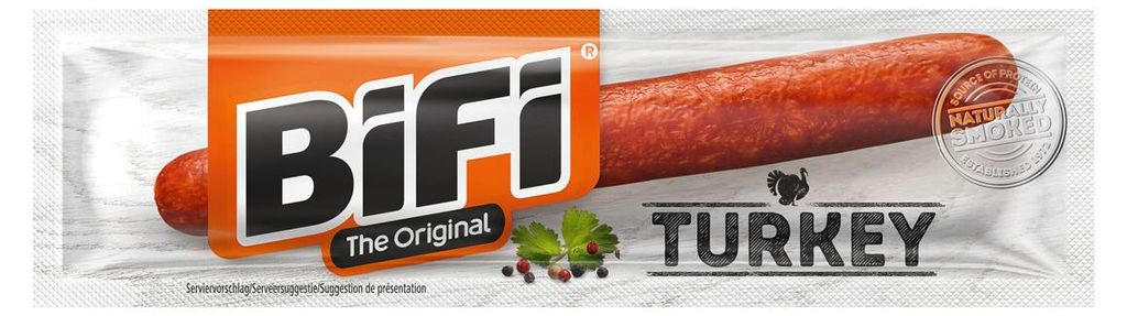 BiFi The Original Turkey Poultry Mini Salami z indykiem 20g Zdjęcie produktu 
